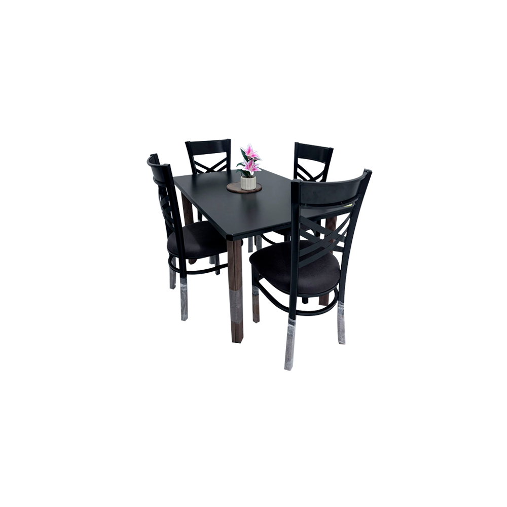 Amueblado de Comedor M,D ROMA 4 sillas