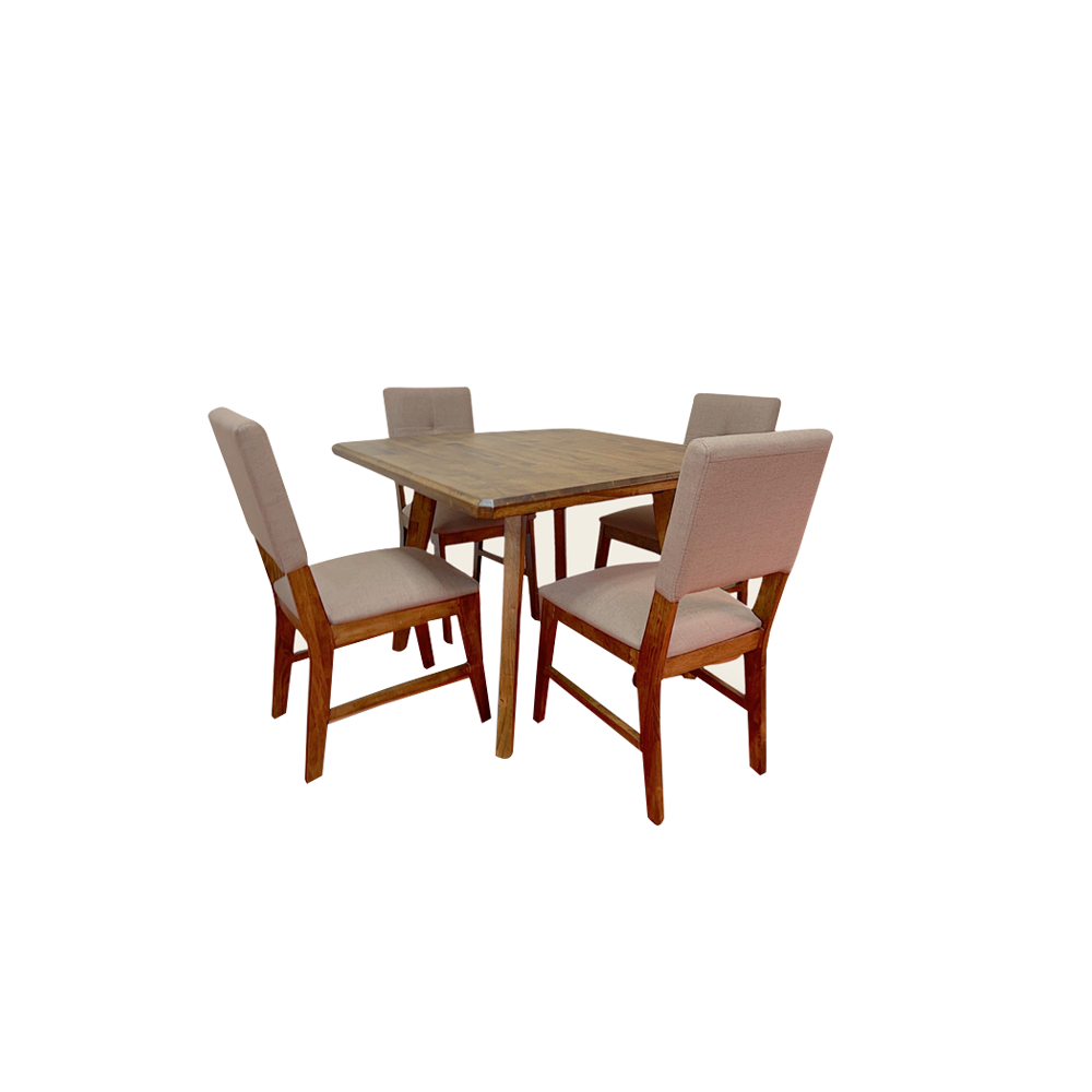 Amueblado de Comedor PRIMIUN MILLENIAL Cuadrado 4 sillas
