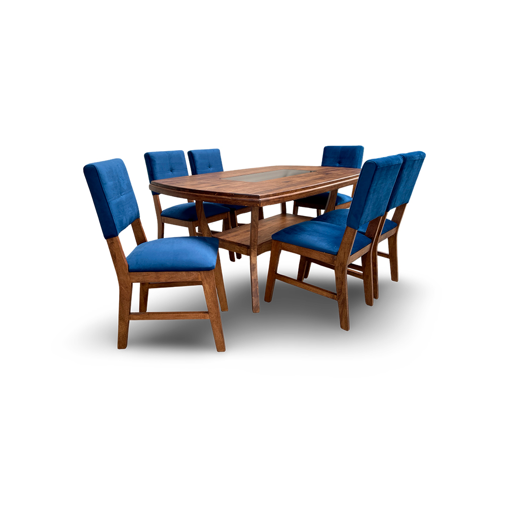 Amueblado de Comedor PRIMIUN NEBRASKA 6 sillas